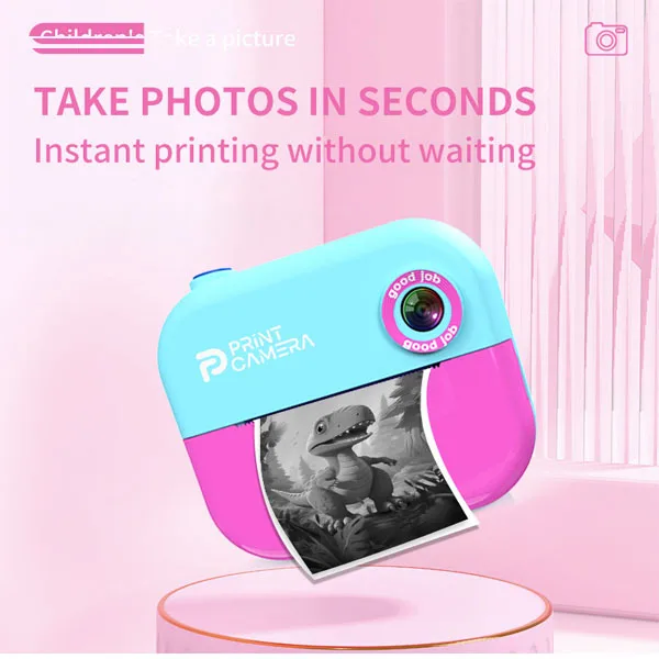 دوربین عکاسی چاپ سریع مدل چاپگردار دایناسور کد N56