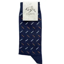 جوراب ساق بلند مردانه پالوته مدل PLT-SHG-P33 مجموعه 3 عددی