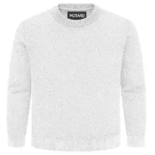 پلیور یقه گرد مردانه موتارد مدل کج راه