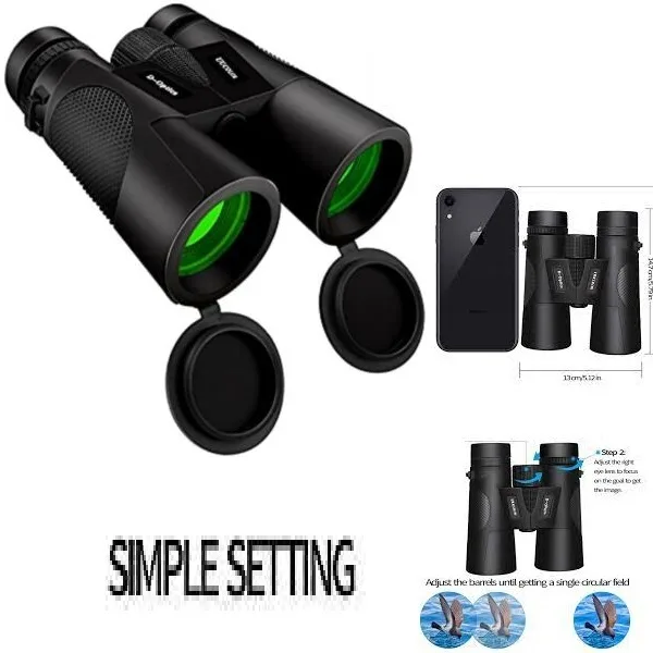 دوربین دوچشمی دی-اپتیک مدل بزرگنمایی 12X42