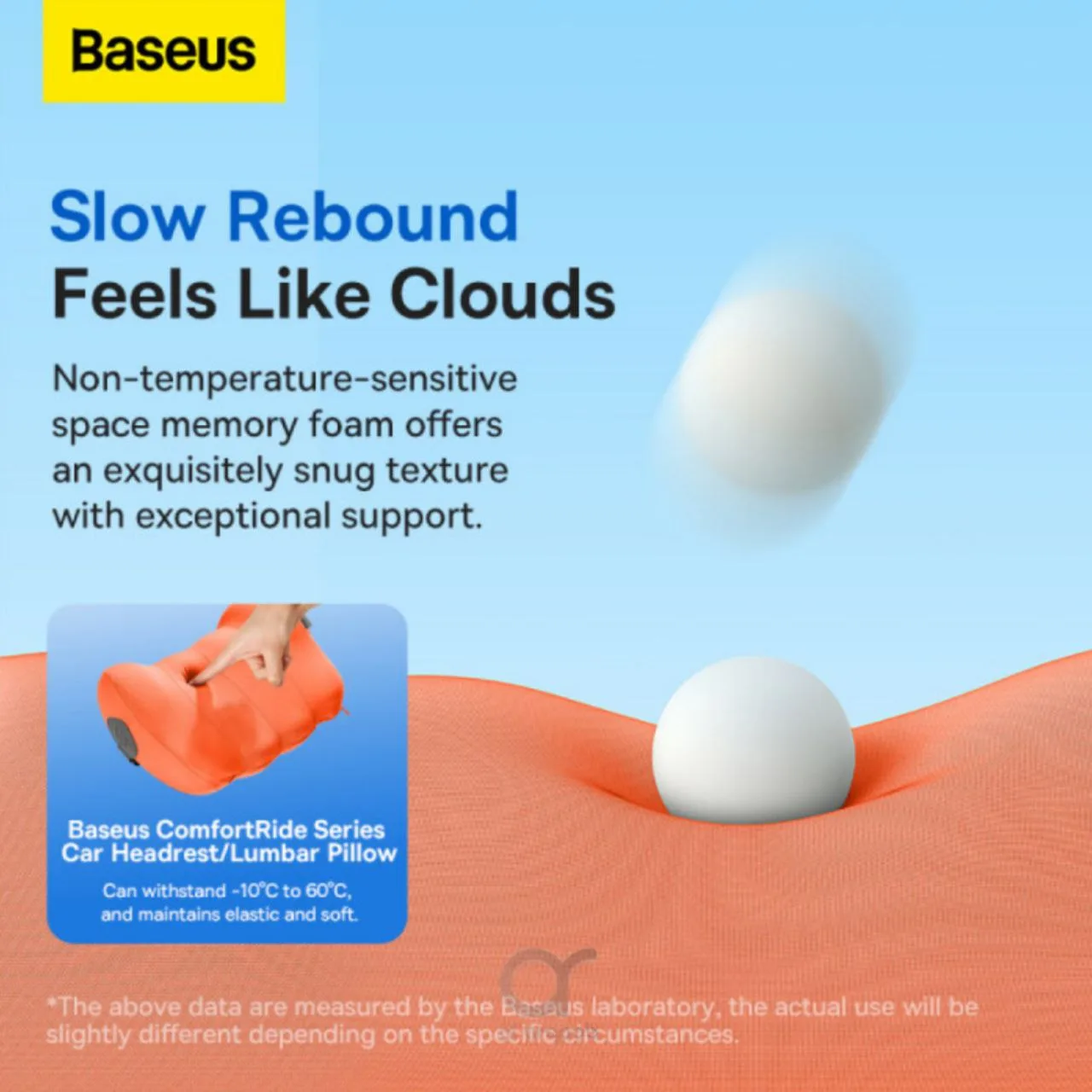 پشتی صندلی خودرو بیسوس مدل Lumbar Pillow