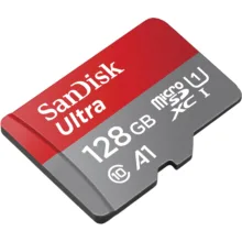 کارت حافظه microSDXC سن دیسک مدل Ultra A1 کلاس 10 استاندارد UHS-I سرعت 140MBps ظرفیت 128 گیگابایت