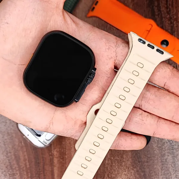 ساعت هوشمند 50 میلی متری اسمارت واچ مدل WISME-M2 با بند سیلیکونی به همراه هدفون