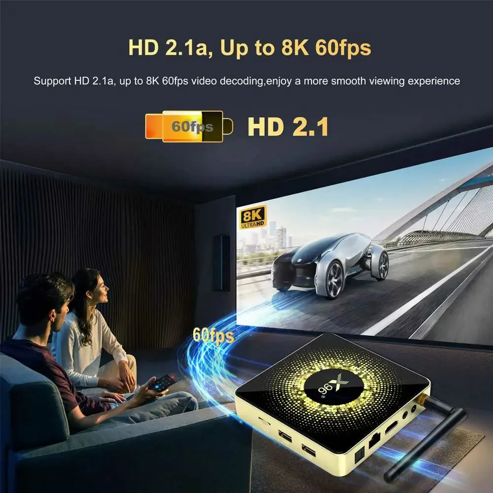 اندروید باکس ايكس96 مدل X96 X10 8/64GB