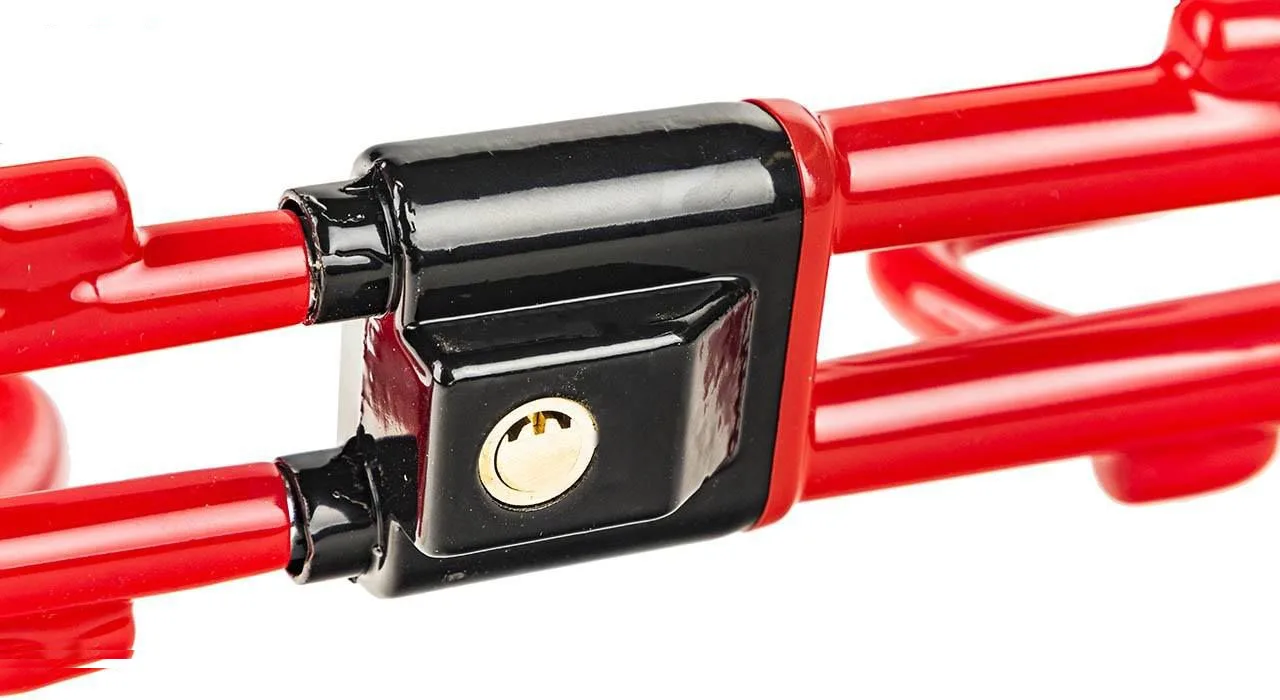 قفل فرمان دوبل دسته دار خودرو مدل 6887