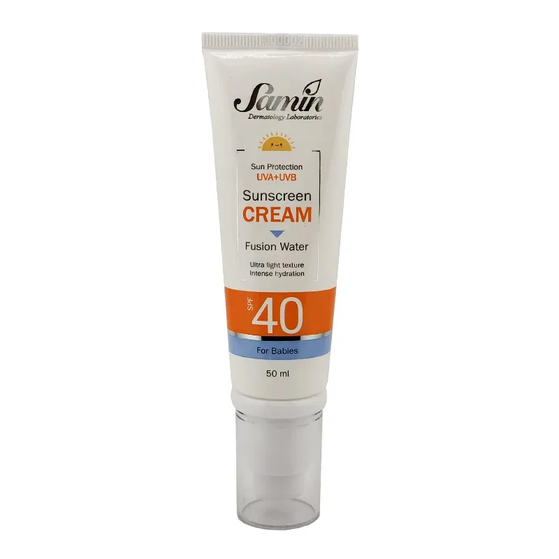 کرم ضد آفتاب فیوژن واتر کودک ثمین مدل Kids SPF40 حجم 50 میلی لیتر