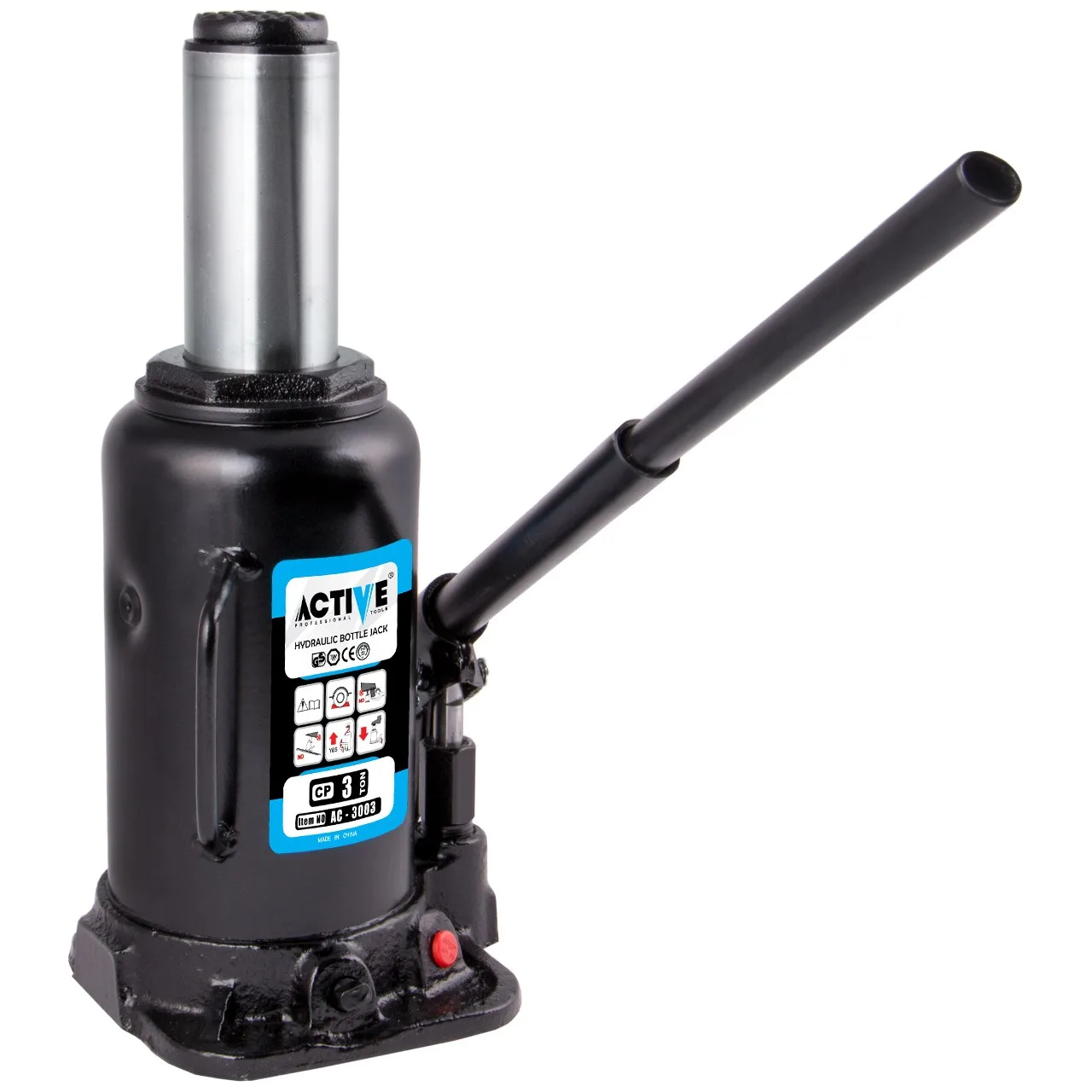 جک هیدرولیک خودرو اکتیو مدل AC3003 ظرفیت 3 تن