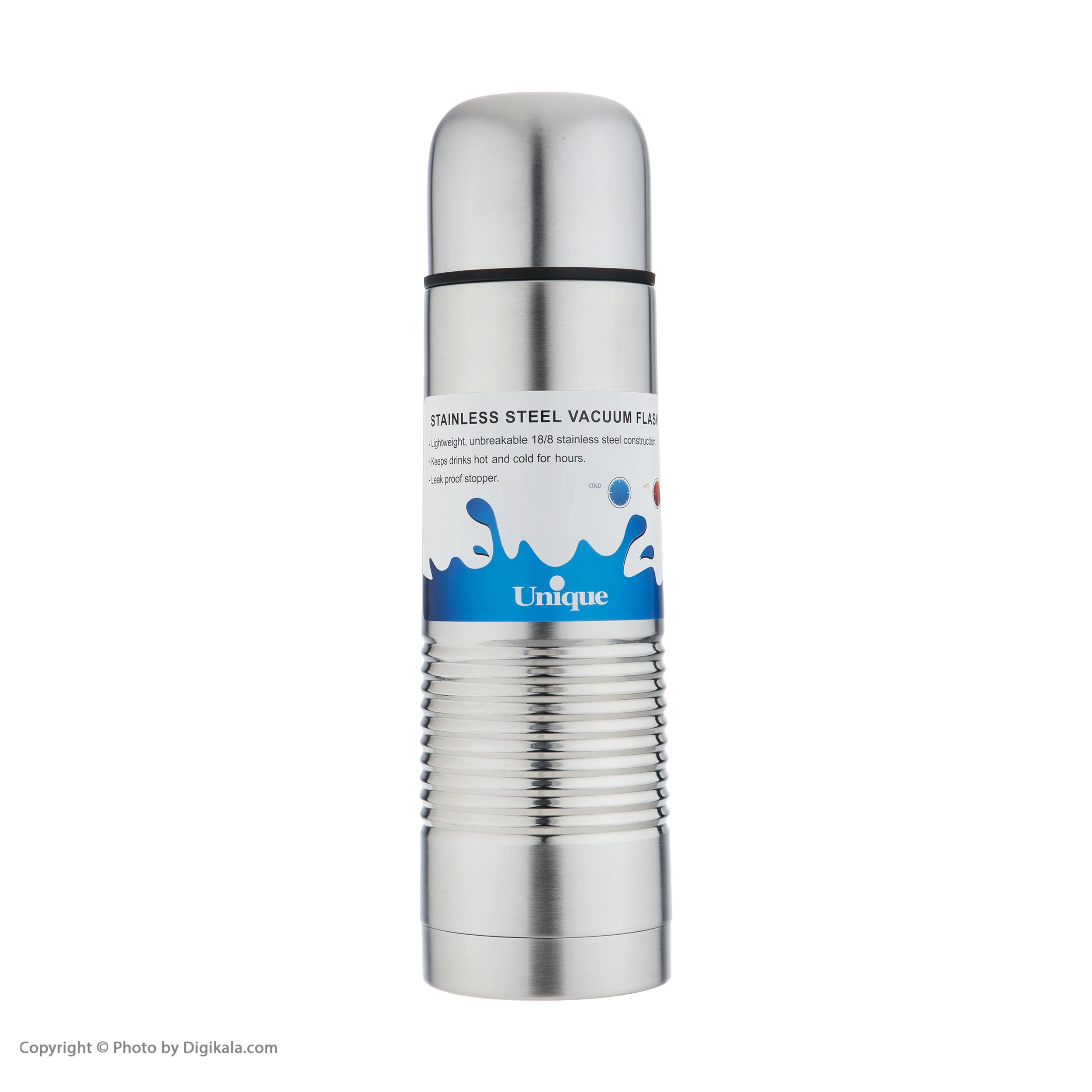 فلاسک یونیک مدل استیل کد 1981 گنجایش 0.5 لیتر