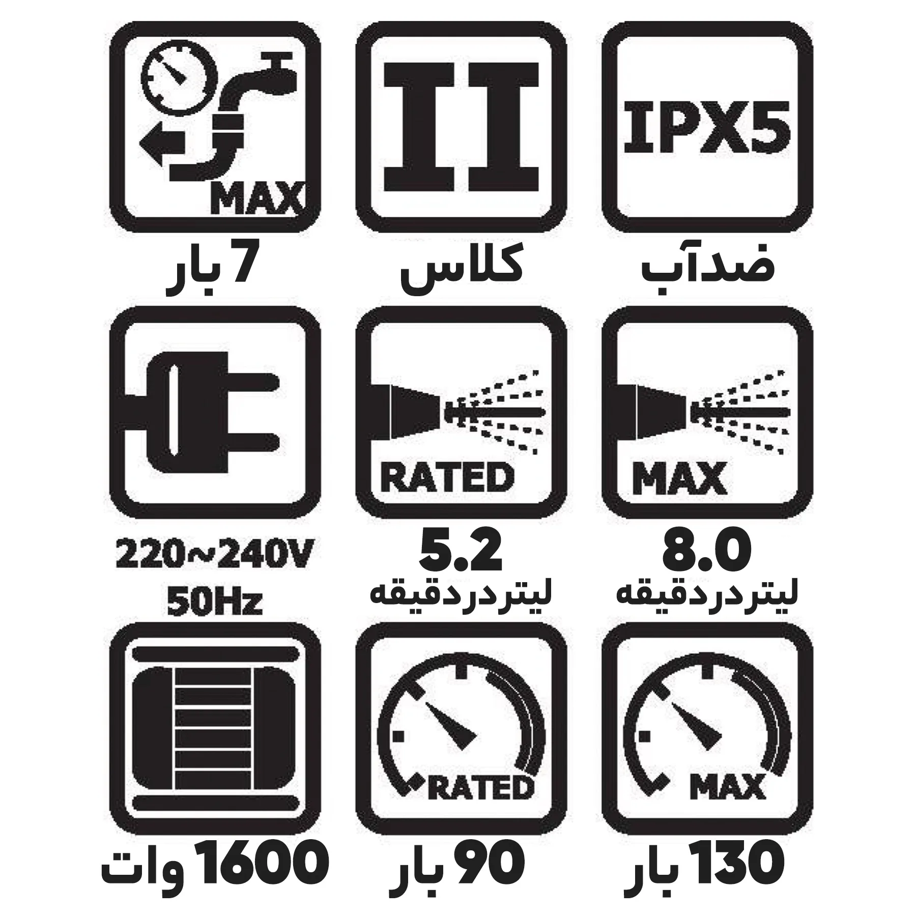 کارواش کنزاکس مدل KPW-6516