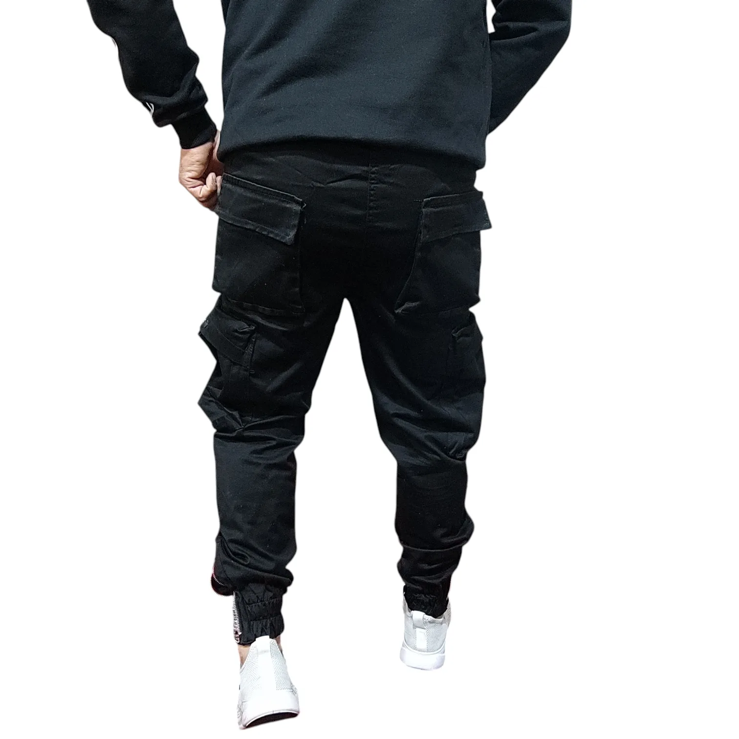 شلوار دم پا کش مردانه مدل جاگر شش جیب کد j1214