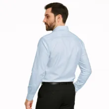 پیراهن آستین بلند یقه برگردان مردانه مدل آرکا ابراف کد ABE