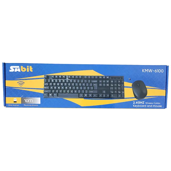 کیبورد وماوس سابیت مدل KMW-6100
