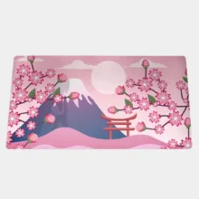 ماوس پد مدل cherry blossom سایز 40×75 سانتی متر