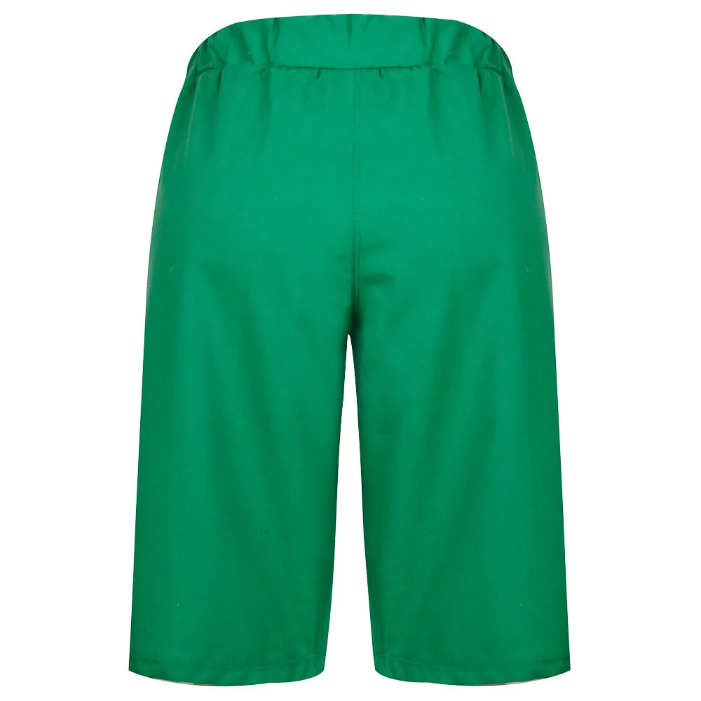 شلوارک مردانه مدل نخی لنین کد 268004712 رنگ سبز