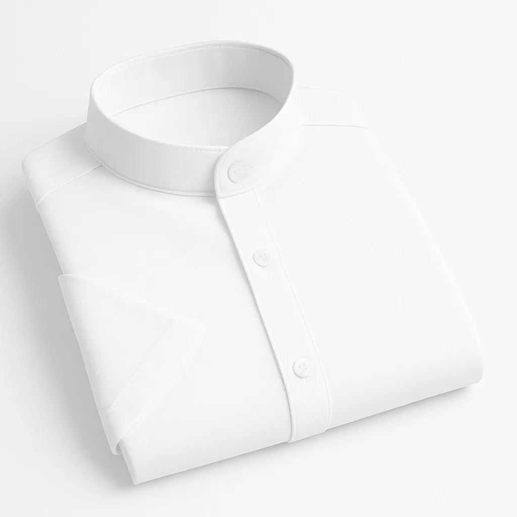 پیراهن آستین کوتاه یقه دیپلمات مردانه ابراف مدل آریا