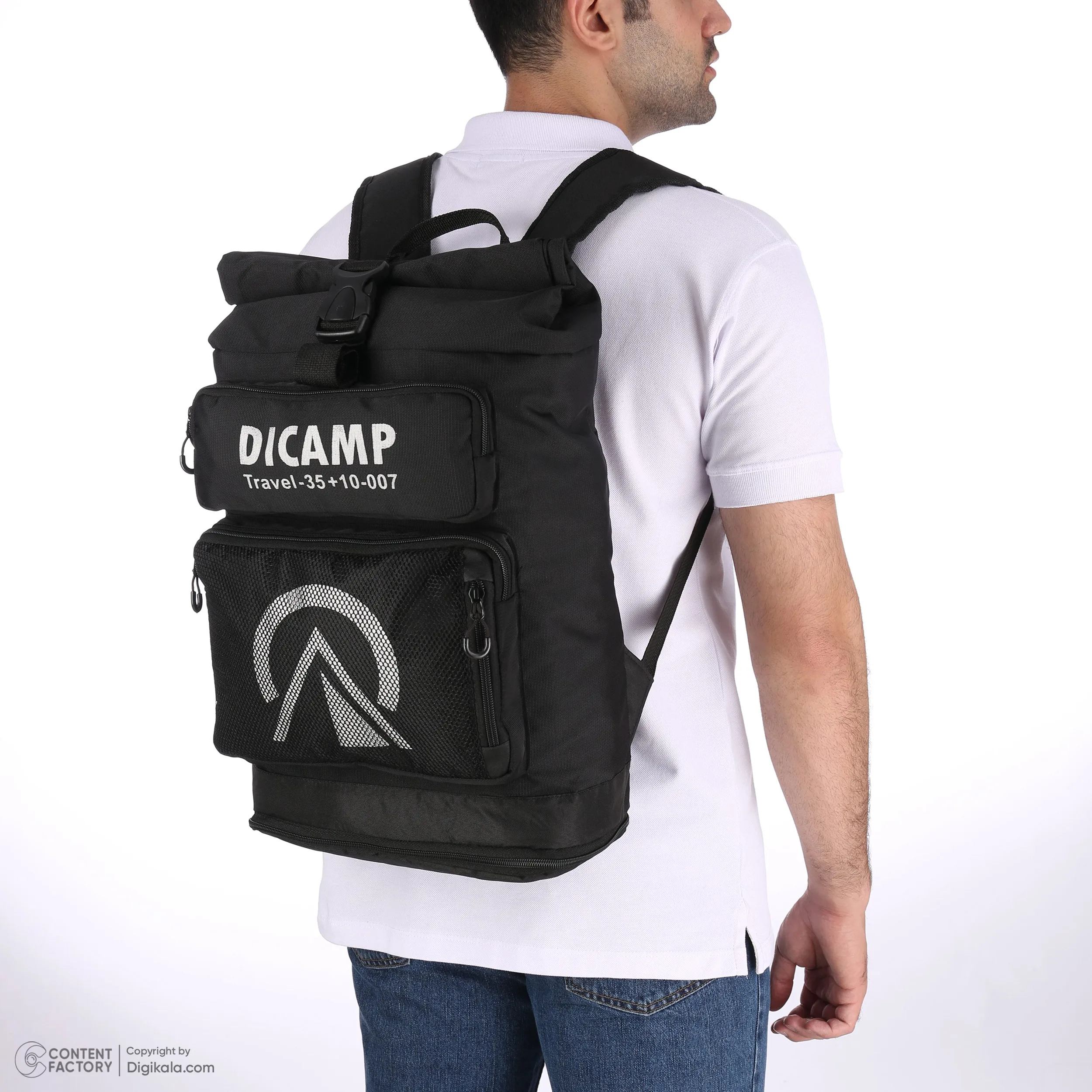 کوله پشتی سفری دیکمپ مدل TRAVEL-35+10-007