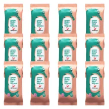 دستمال مرطوب کودک نیوساد مدل Crocodile دوازده بسته 100 عددی