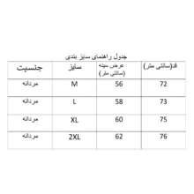 کاپشن مردانه مدل k587