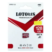 کارت حافظه لوتوس مدل A1 کلاس UHS-I استاندارد U3 ظرفیت 128 گیگابایت