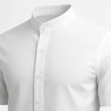 پیراهن آستین کوتاه یقه دیپلمات مردانه ابراف مدل آریا