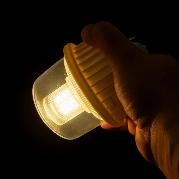 چراغ اضطراری مدل شارژی خورشیدی HB-V50 با نور چند رنگ