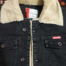 کت پاییزه مردانه مدل جین خزدار کد zo.zrd