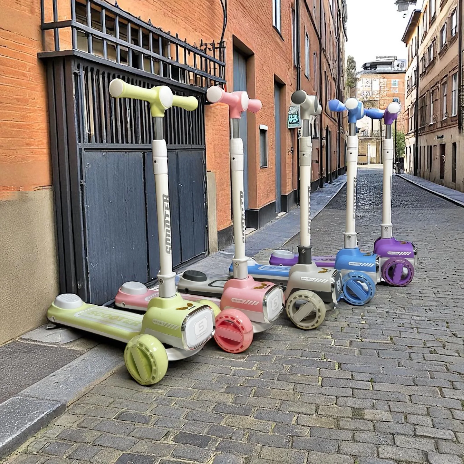 اسکوتر کودک مدل تعادلی ولرا موزیکال چراغدار کد NF07 ظرفیت وزنی 50 کیلوگرم