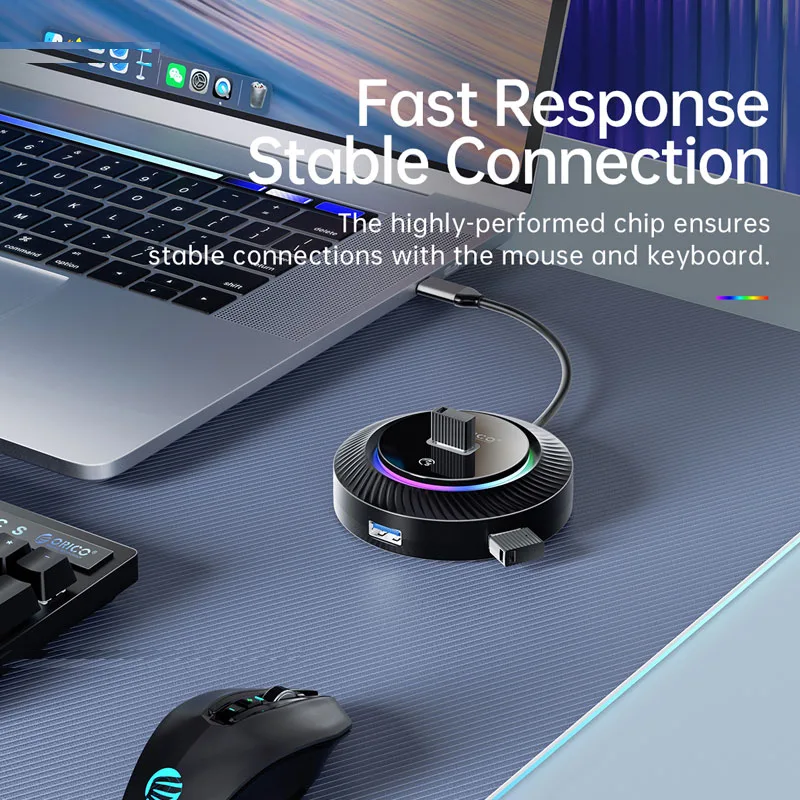 هاب 4 پورت USB-C اوریکو مدل YK1-C2-03