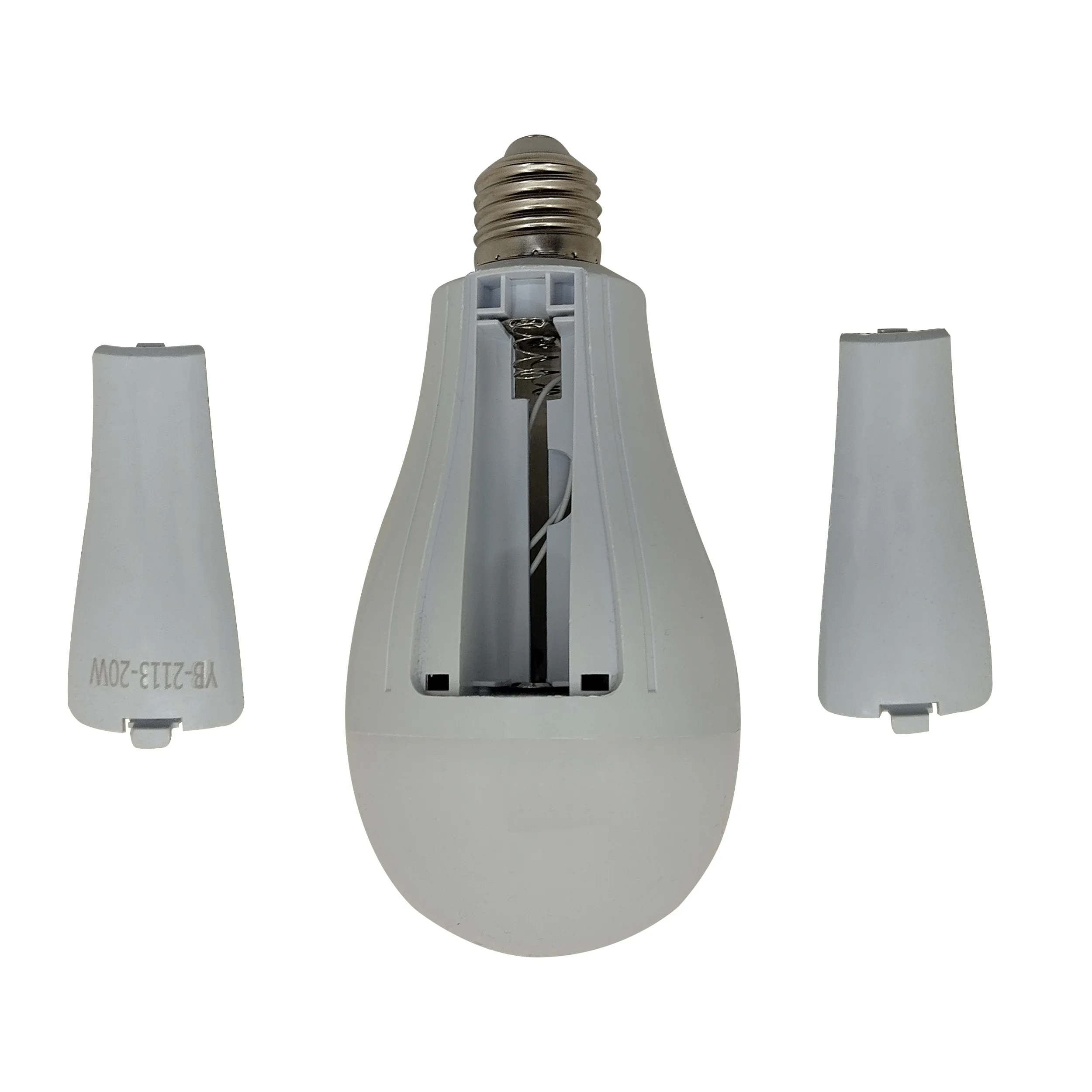 چراغ اضطراری مدل هوشمند کد YB-2113 20W با نور مهتابی مجموعه 2 عددی