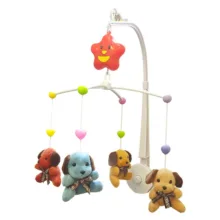 آویز تخت کودک پلیشی مدل Happy Shaking Bell