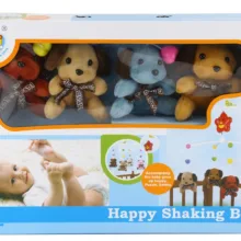 آویز تخت کودک پلیشی مدل Happy Shaking Bell