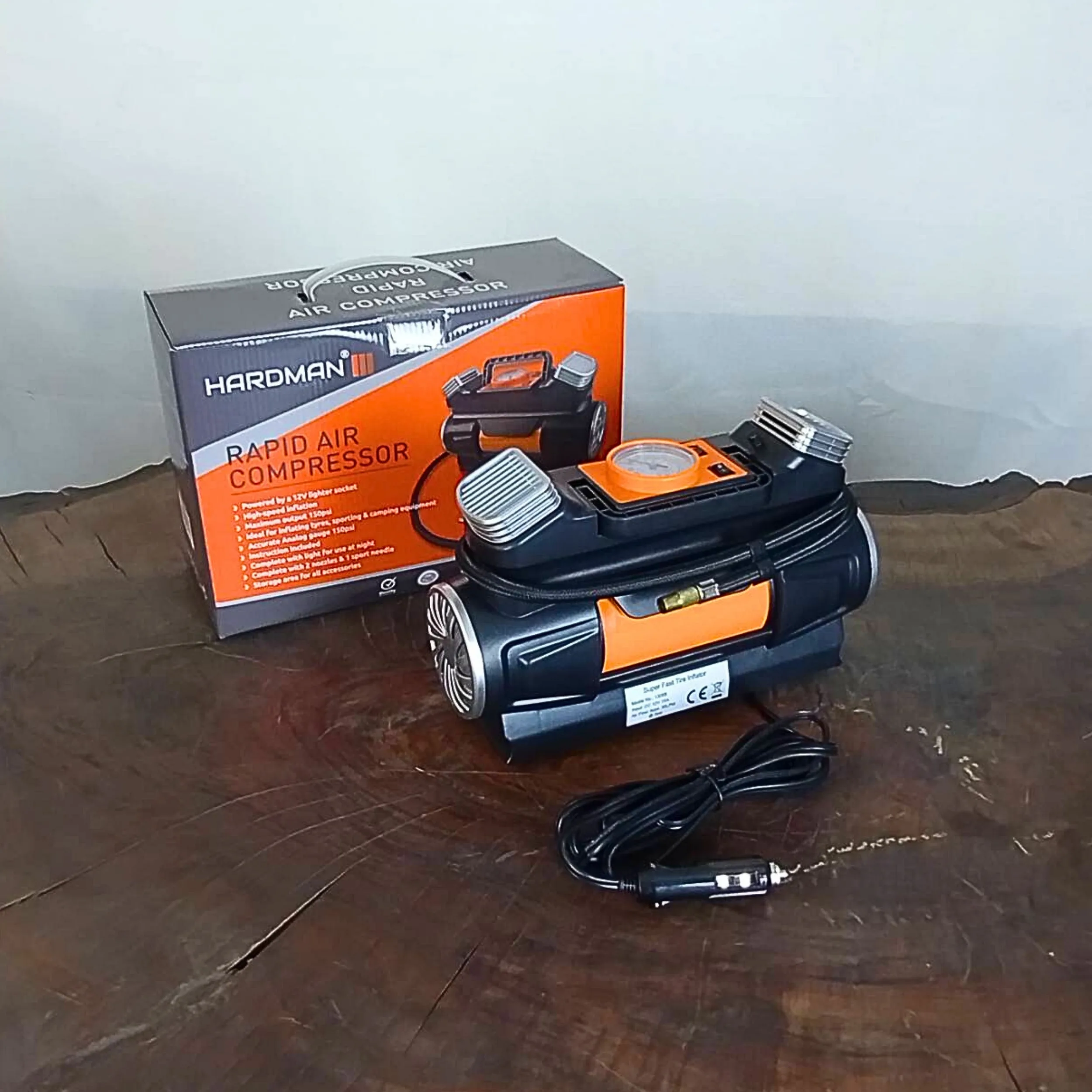 کمپرسور هوا فندکی 100 وات هاردمن مدل Analogue