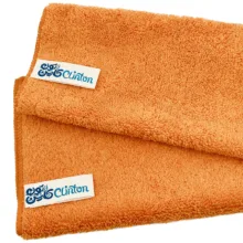 دستمال نظافت خودرو کلینتون مدل سوپر میکروفایبر اقتصادی کد 40030 بسته چهار عددی