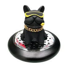 خوشبوکننده خودرو رو داشبوردی مدل سگ لاکچری کد BLK