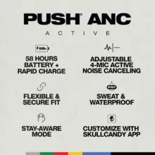 هدفون بی سیم اسکال کندی مدل Push ANC Active