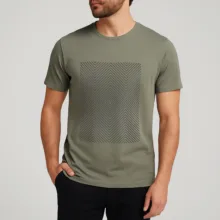 تی شرت آستین کوتاه مردانه باینت مدل 758-3 رنگ سبز