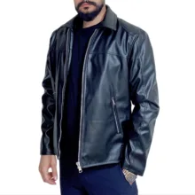 کاپشن مردانه مدل چرم