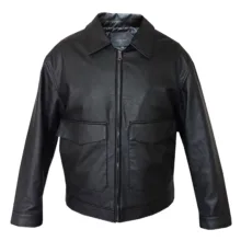 کت چرم مردانه مدل باکسی