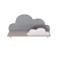 شلف دیواری اتاق کودک طرح ابر مدل MKids52-Gray