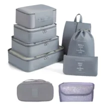 نظم دهنده ساک و چمدان سفری کد 0087 بسته 9 عددی