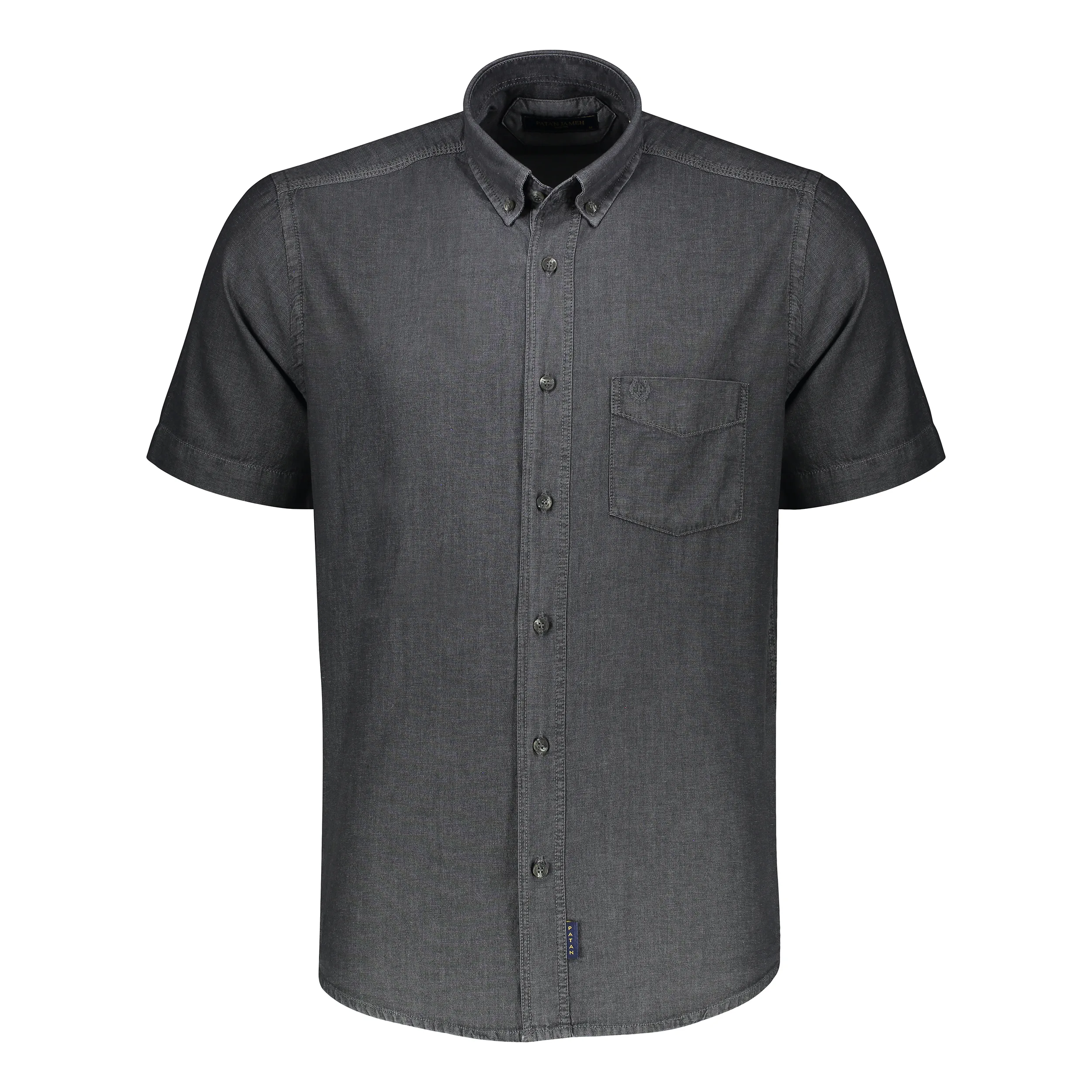 پیراهن آستین کوتاه یقه برگردان مردانه پاتن جامه مدل 04MC8113