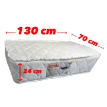 تشک کودک رویال طبی و فنری مدل پرک سایز 130x70 سانتی متر