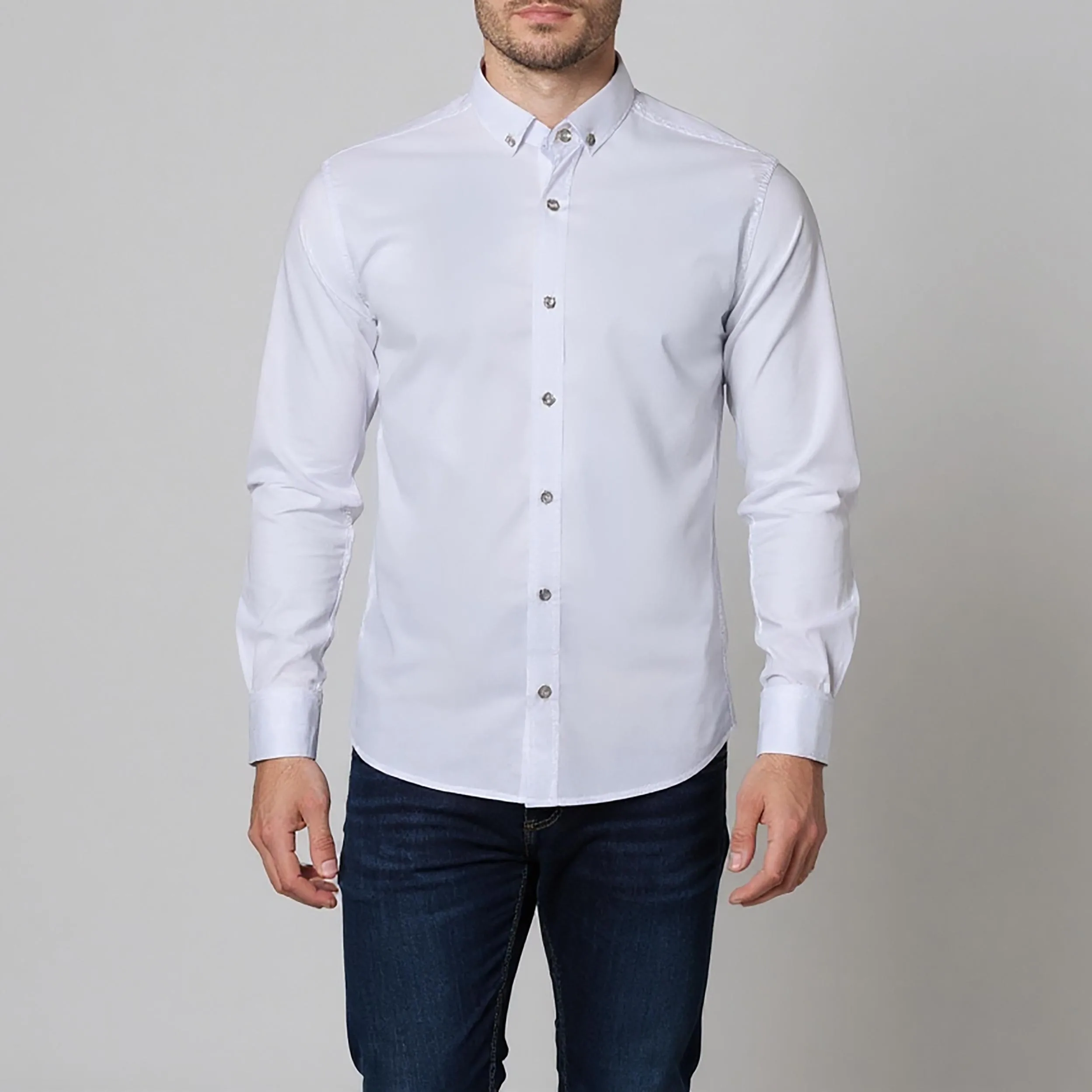 پیراهن آستین بلند مردانه مدل DL52 