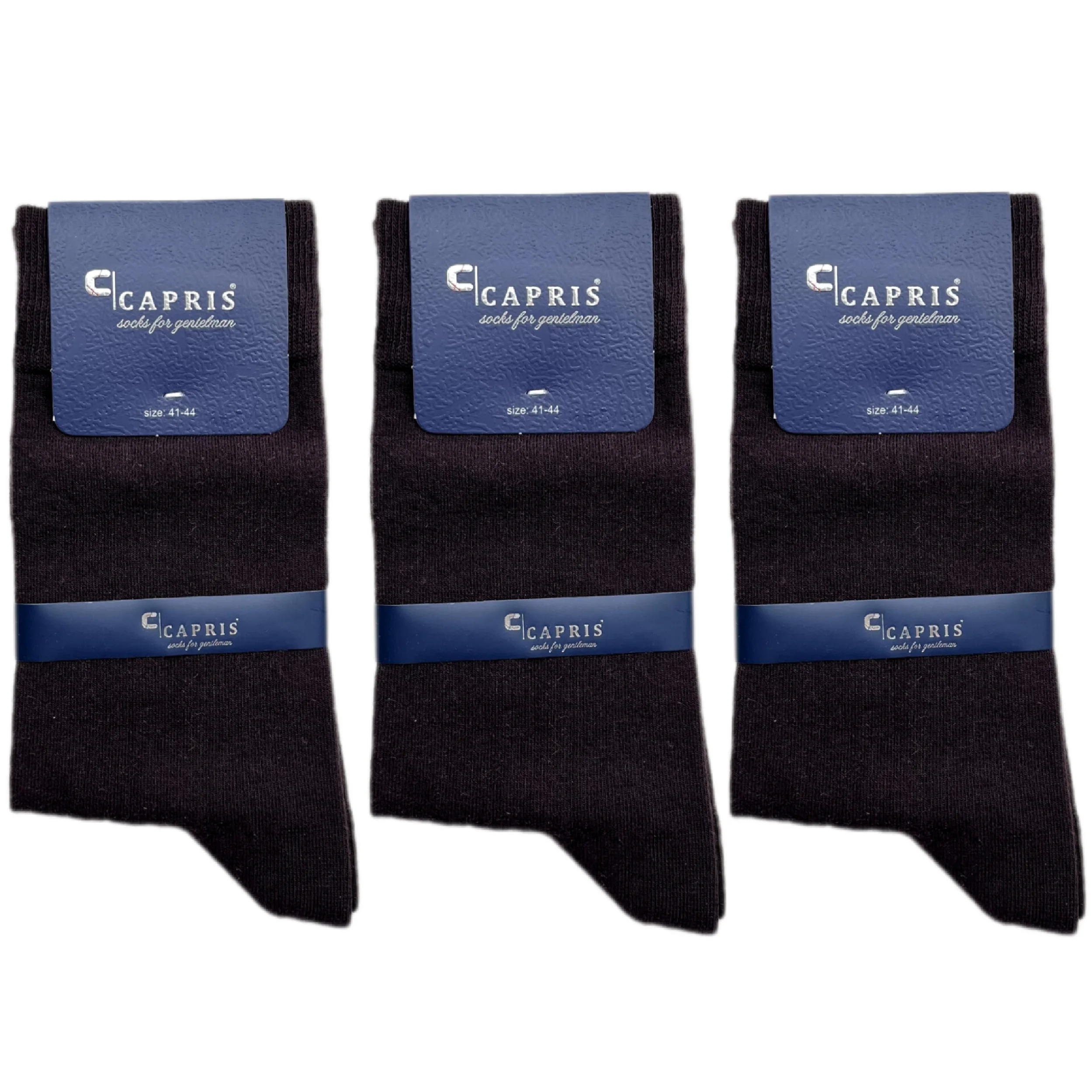 جوراب ساق بلند مردانه کاپریس مدل کلاسیک بسته 3 عددی