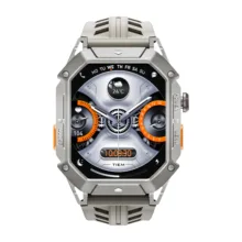 ساعت هوشمند 52 میلی‌متری هایلو مدل IRON N1 با بند سیلیکونی