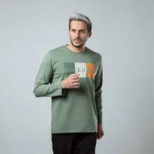 تی شرت آستین بلند مردانه باینت مدل 562-3