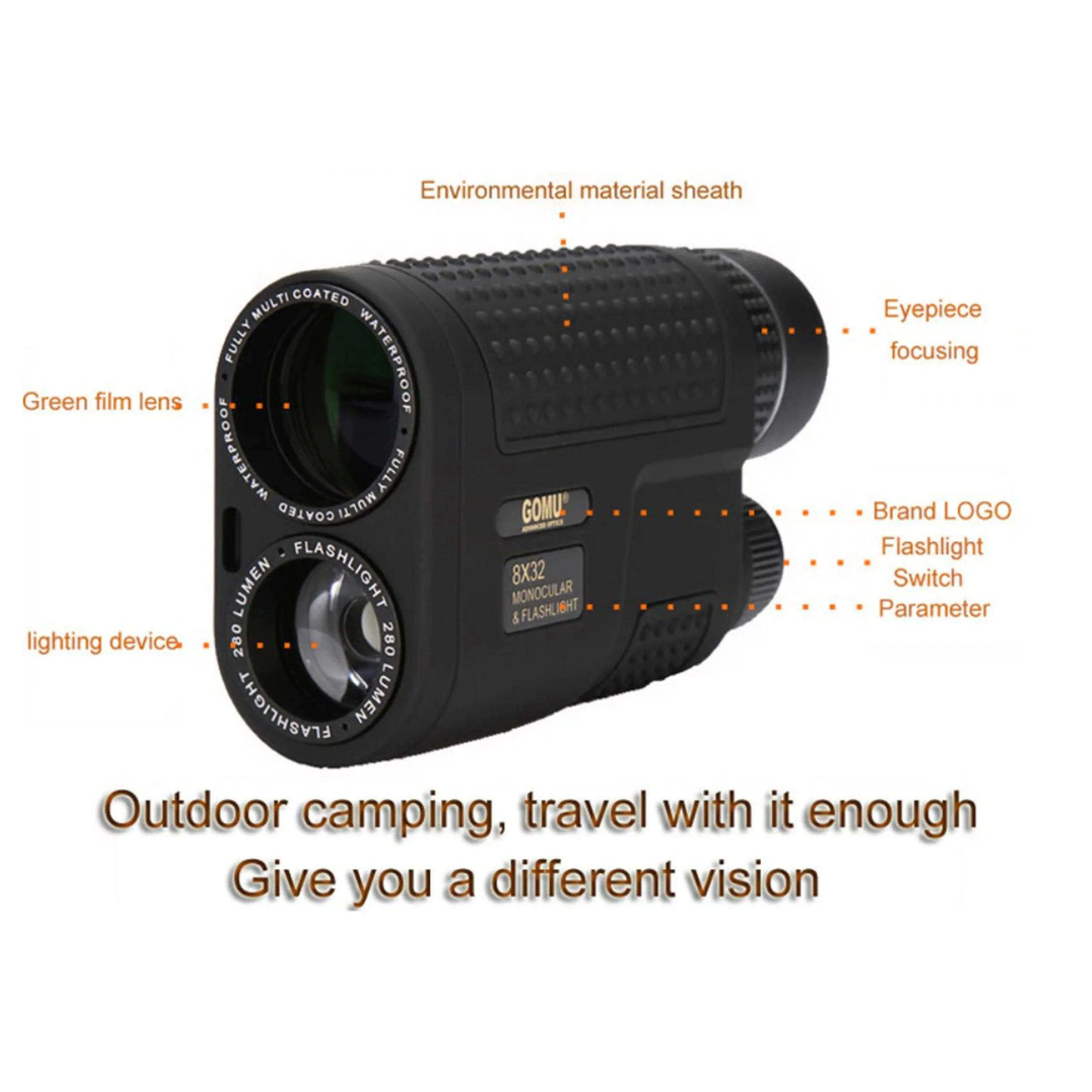 دوربین تک چشمی مدل 8X32