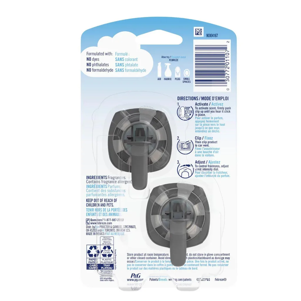 خوشبو کننده خودرو فبرز مدل رایحه نسیم مهتاب حجم 2 میلی لیتر بسته 2 عددی