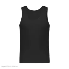 زیرپوش رکابی مردانه برهان تن پوش مدل 17-01 بسته 12 عددی رنگ مشکی