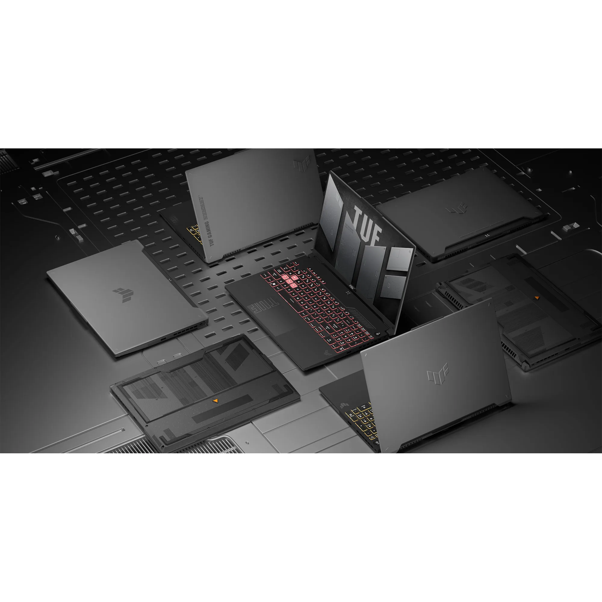 لپ تاپ 16 اینچی ایسوس مدل TUF Gaming F16 FX607VJ-RL805W-Core 5 210H-16GB DDR4 3200MHz-512GB SSD-RTX3050 6GB-FHD 144Hz - کاستوم شده